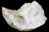 Quartz Crystal Filled Geode Section- Morocco #133697-2